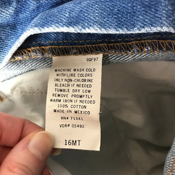 Vintage L.L.BEAN High Waist Mom Jeans Size 16 - Picture 10 of 11